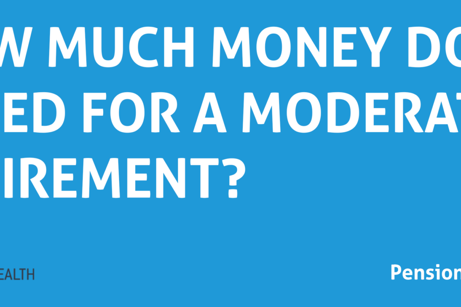 What size pension do I need for a moderate retirement in the UK?